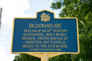 Block House Sign